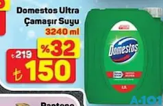DOMESTOS ULTRA ÇAMAŞIR SUYU 3240 ML fiyat ve kampanya bilgisi